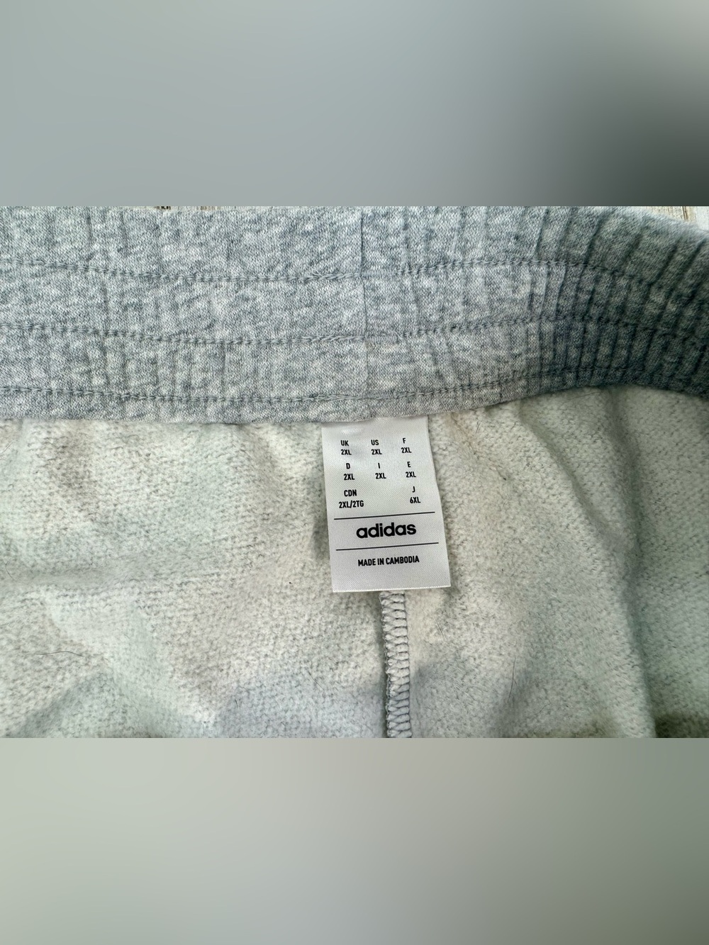 Adidas Climalite Sweatpants Gray 3 Stripe Mens Size 2XL - Picture 4 of 10